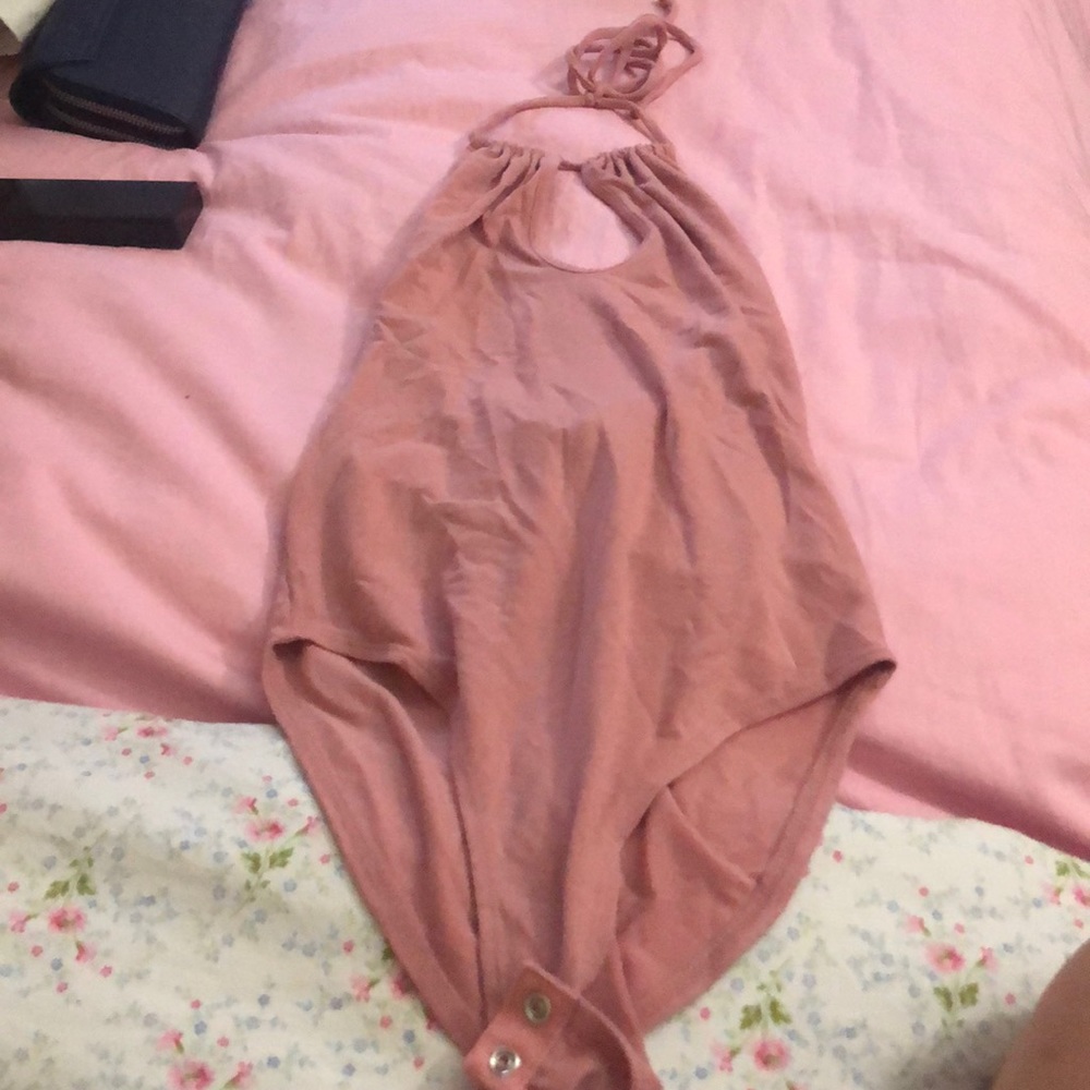 Pink bodysuit